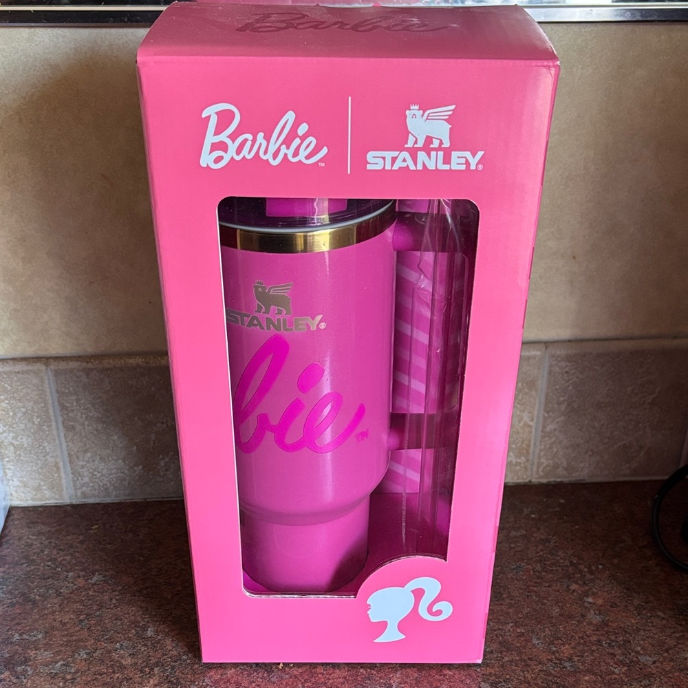 Stanley Barbie Pink Tumbler Gift Set